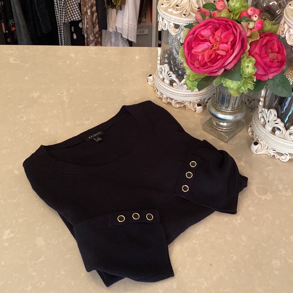 Talbots Button Sweater